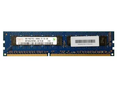 HMT325U7EFR8A-PB - Hynix 2GB DDR3-1600MHz PC3-12800 ECC Unbuffered CL11 240-Pin DIMM 1.35V Low Voltage Single Rank Memory Module