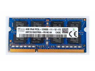 HMT351S6CFR8A-PB - Hynix 4GB DDR3-1600MHz PC3-12800 non-ECC Unbuffered CL11 204-Pin SoDimm 1.35V Low Voltage Dual Rank Memory Module