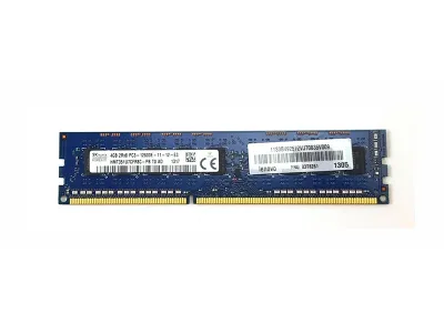HMT351U7CFR8C-PB - Hynix 4GB DDR3-1600MHz PC3-12800 ECC Unbuffered CL11 240-Pin DIMM 1.35V Low Voltage Dual Rank Memory Module