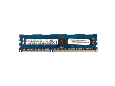 HMT41GR7AFR8A-PB - Hynix 8GB DDR3-1600MHz PC3-12800 ECC Registered CL11 240-Pin DIMM 1.35V Low Voltage Dual Rank Memory Module