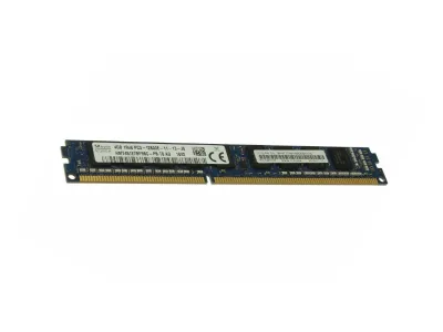 HMT451E7BFR8C-PB - Hynix 4GB DDR3-1600MHz PC3-12800 ECC Unbuffered CL11 240-Pin DIMM Very Low Profile (VLP) Single Rank Memory Module