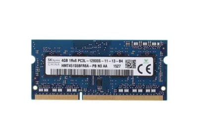 HMT451S6BFR8A-PBN0 - Hynix 4GB DDR3-1600MHz PC3-12800 non-ECC Unbuffered CL11 204-Pin SoDimm 1.35V Low Voltage Single Rank Memory Module