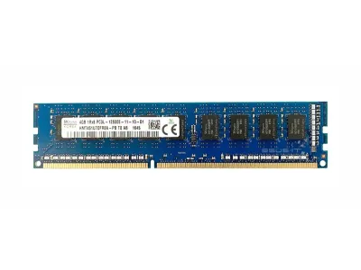 HMT451U7DFR8A-PB - Hynix 4GB DDR3-1600MHz PC3-12800 ECC Unbuffered CL11 240-Pin DIMM 1.35V Low Voltage Single Rank Memory Module
