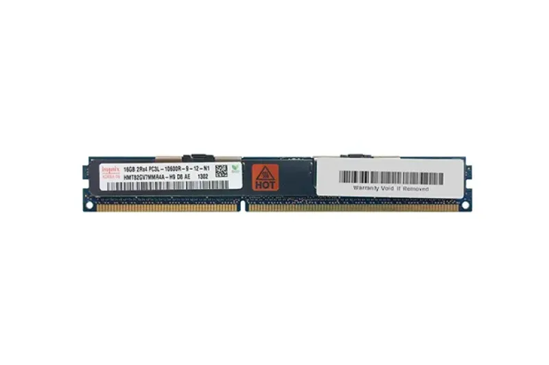 HMT82GV7MMR4A-H9 - Hynix 16GB DDR3-1333MHz PC3-10600 ECC Registered CL9 240-Pin DIMM 1.35V Low Voltage Dual Rank Very Low Profile (VLP) Memory Module