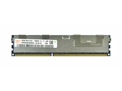HMT84GR7MMR4A-H9D3-AC - Hynix 32GB DDR3-1333MHz PC3-10600 ECC Registered CL9 240-Pin DIMM 1.35V Low Voltage Quad Rank Memory Module