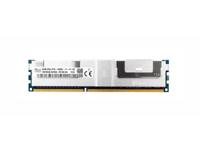 HMTA8GL7AHR4C-PB - Hynix 64GB DDR3-1600MHz PC3-12800 ECC Registered CL11 240-Pin Load Reduced DIMM 1.35V Low Voltage Quad Rank Memory Module