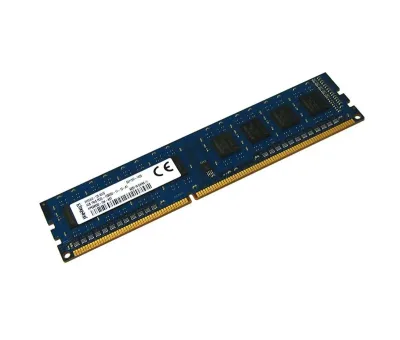HP698650-154-KEF - Kingston 4GB PC3-12800 DDR3-1600MHz non-ECC Unbuffered CL11 UDIMM 1.35V Single-Rank Memory Module