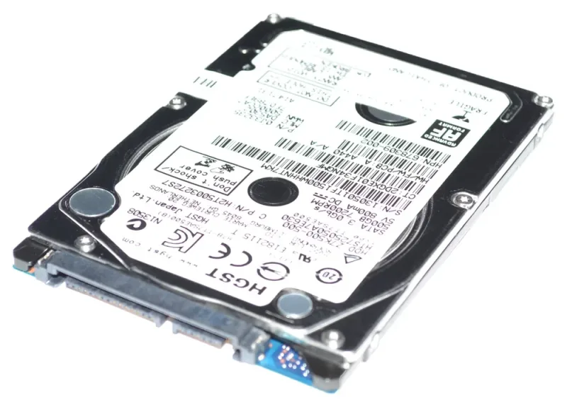 HTE545050A7E380 - Hitachi Travelstar Z5K500 500GB 5400RPM SATA 3GB/s 8MB Cache 2.5-inch Hard Disk Drive