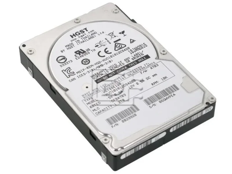 HUC101812CS4201 - Hitachi Ultrastar C10K1800 1.2TB 10000RPM SAS 12GB/s 128MB Cache (TCG) 2.5-inch Hard Drive