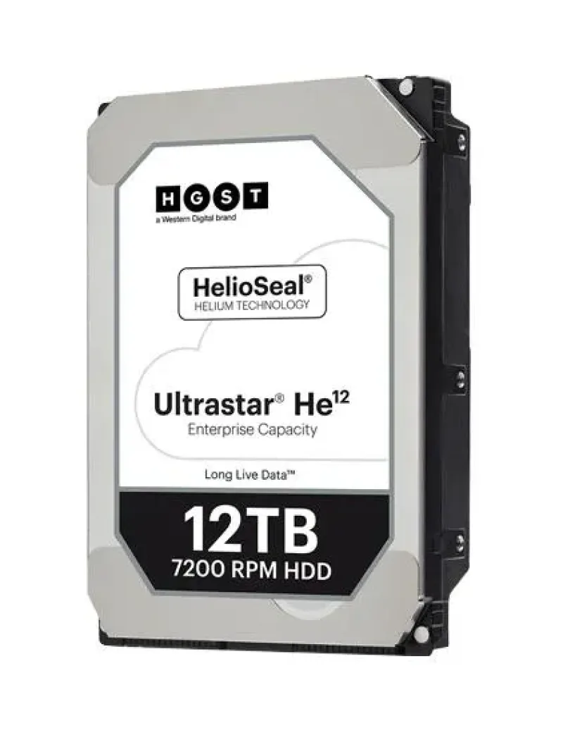 HUH721212AL5200 - Hitachi Ultrastar 12TB 7200RPM SAS 12Gb/s 256MB Cache 512e 3.5-inch Hard Drive