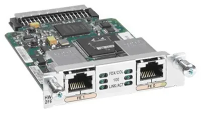HWIC-2FE - Cisco Catalyst 2-Port Fast Ethernet High Speed WIC Card for Integrated Services Router