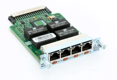 Cisco HWIC-4B-S/T-RF 4-Port ISDN BRI S / T High-Speed WAN Interface Card