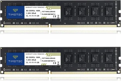 Kingston Technology HX316LC10FBK2/16 16GB Kit (2 X 8GB) DDR3-1600MHz PC3-12800 non-ECC Unbuffered CL11 240-Pin DIMM 1.35V Low Voltage Memory