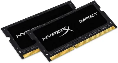 Kingston Technology HX316LS9IBK2/16 16GB Kit (2 X 8GB) DDR3-1600MHz PC3-12800 non-ECC Unbuffered CL11 204-Pin SoDimm 1.35V Low Voltage Memory