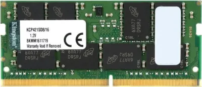 Kingston Technology HX421S13IB/16 16GB DDR4-2133MHz PC4-17000 non-ECC Unbuffered CL15 260-Pin SoDimm 1.2V Dual Rank Memory Module