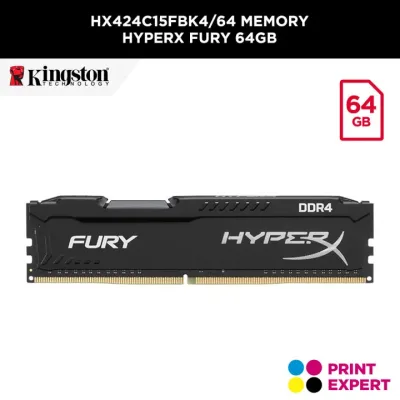 Kingston Technology HX424C15FBK4/16 16GB Kit (4 X 4GB) DDR4-2400MHz PC4-19200 non-ECC Unbuffered CL17 288-Pin DIMM 1.2V Memory