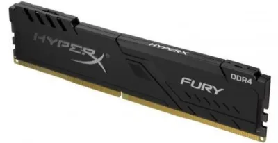 HX426C16FB3/8 Kingston HyperX Fury Black HX426C16FB3/8 DDR4-2666 8GB/1Gx64 CL16 Memory