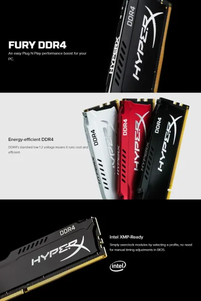 Kingston Technology HX428C14SB2K2/16 16GB Kit (2 X 8GB) DDR4-2800MHz PC4-22400 non-ECC Unbuffered CL14 288-Pin DIMM 1.35V Low Voltage Memory