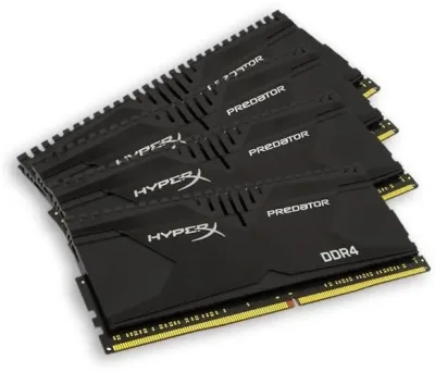 Kingston Technology HX430C15PBK4/32 32GB Kit (4 X 8GB) DDR4-3000MHz PC4-24000 non-ECC Unbuffered CL15 288-Pin DIMM 1.35V Low Voltage Memory