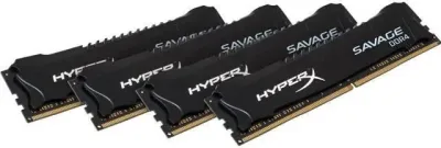 Kingston Technology HX430C15SB2K4/16 16GB Kit (4 X 4GB) DDR4-3000MHz PC4-24000 non-ECC Unbuffered CL15 288-Pin DIMM 1.35V Low Voltage Memory