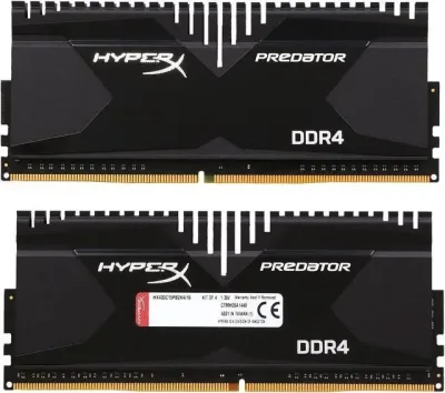 Kingston Technology HX430C16PBK4/64 64GB Kit (4 X 16GB) DDR4-3000MHz PC4-24000 non-ECC Unbuffered CL15 288-Pin DIMM 1.2V Memory