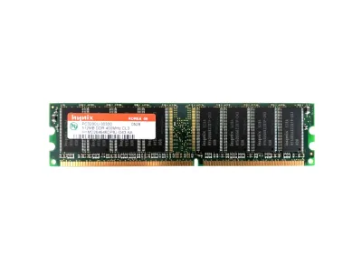 HYMD264646DP8J-D4 - Hynix 512MB DDR-400MHz PC3200 non-ECC Unbuffered CL3 184-Pin DIMM Memory Module
