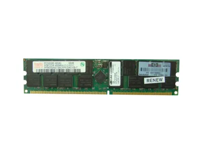 HYMD525G726CFP4-D43 - Hynix 2GB DDR-400MHz PC3200 ECC Registered CL3 184-Pin DIMM 2.5V Dual Rank Memory Module