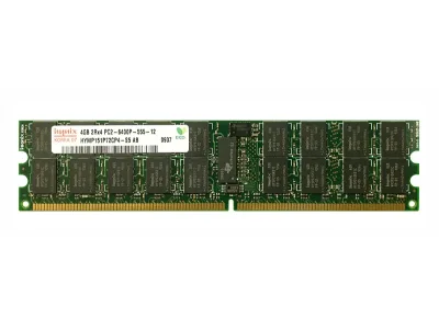 HYMP151P72CP4-S5-AB - Hynix 4GB DDR2-800MHz PC2-6400 ECC Registered CL5 240-Pin DIMM Dual Rank Memory Module