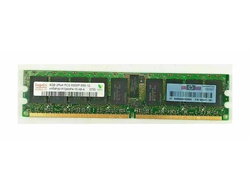 HYMP351P72AMP4-Y5-AB-A - Hynix 4GB DDR2-667MHz PC2-5300 ECC Registered CL5 240-Pin DIMM Dual Rank Memory Module
