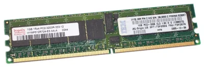 HYMP512R724-E3-AA-A - Hynix 1GB PC2-3200 DDR2-400MHz ECC Registered CL3 240-Pin DIMM 1.8V Single Rank Memory Module