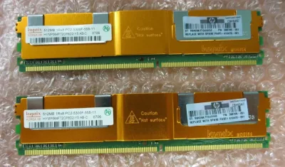 HYMP525B72BP4N2-C4 - Hynix 2GB DDR2-533MHz PC2-4200 Fully Buffered CL4 240-Pin DIMM 1.8V Dual Rank Memory Module