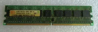 HYMP564R72BP8-E3-AB - Hynix 512MB DDR2-400MHz PC2-3200 ECC Registered CL3 240-Pin DIMM Single Rank Memory Module