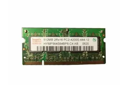 HYMP564S64BP6-C4-AB - Hynix 512MB DDR2-533MHz PC2-4200 non-ECC Unbuffered CL4 200-Pin SoDimm Dual Rank Memory Module