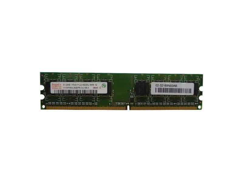 HYMP564U64BP8-C4-AB-A - Hynix 512MB DDR2-533MHz PC2-4200 non-ECC Unbuffered CL4 240-Pin DIMM Memory Module