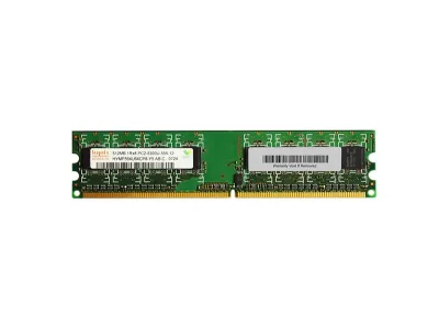 HYMP564U64CP8-Y5 - Hynix 512MB DDR2-667MHz PC2-5300 non-ECC Unbuffered CL5 240-Pin DIMM Single Rank Memory Module