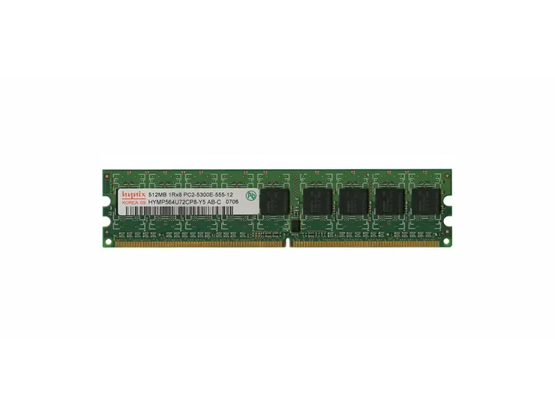 HYMP564U72CP8-Y5-AB-C - Hynix 512MB DDR2-667MHz PC2-5300 ECC Unbuffered CL5 240-Pin DIMM Single Rank Memory Module