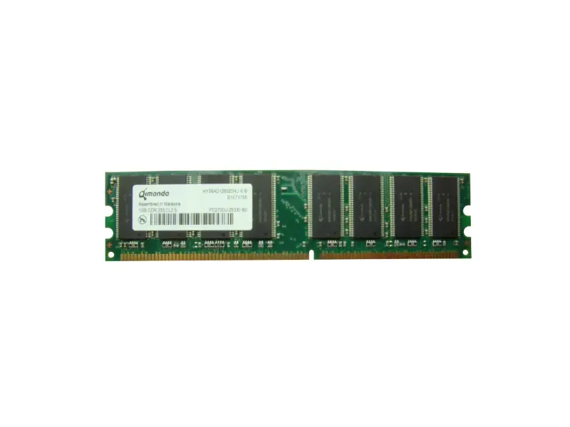 HYS64D128320HU-6-B - Infineon 1GB DDR-333MHz PC2700 non-ECC Unbuffered CL2.5 184-Pin DIMM Dual Rank Memory Module