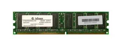 HYS64D32300GU-5-B - Infineon 256MB DDR-400MHz PC3200 non-ECC Unbuffered CL3 184-Pin DIMM Single Rank Memory Module