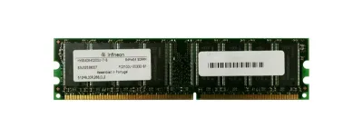 HYS64D64020GU-7-B - Infineon 512MB DDR-266MHz PC2100 ECC Registered CL2.5 184-Pin DIMM 2.5V Memory Module