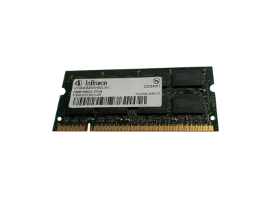 HYS64D64020HBDL-6-C - Infineon 512MB DDR-333MHz PC2700 non-ECC Unbuffered CL2.5 200-Pin SoDimm Memory Module