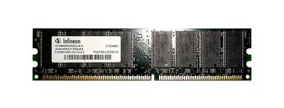 HYS64D64320GU-6-C - Infineon 512MB DDR-333MHz PC2700 non-ECC Unbuffered CL2.5 184-Pin DIMM Memory Module