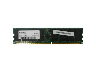 HYS72D256220GBR-5-B - Infineon 2GB PC3200 DDR-400MHz ECC Memory Module (1x2GB)