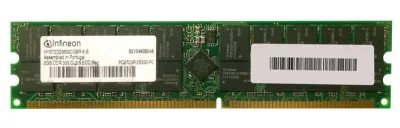 HYS72D256320GBR-6-B - Infineon 2GB DDR-333MHz PC2700 ECC Registered CL2.5 2.5V 184-Pin DIMM Memory Module