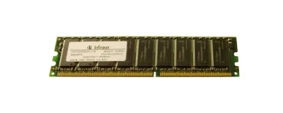 HYS72D32000GU-7-B - Infineon 256MB DDR-266MHz PC2100 ECC Unbuffered CL2.5 184-Pin DIMM Memory Module