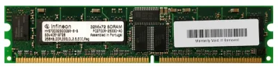 HYS72D32300GBR-6-B - Infineon 256MB DDR-333MHz PC2700 ECC Registered CL2.5 184-Pin DIMM Memory Module