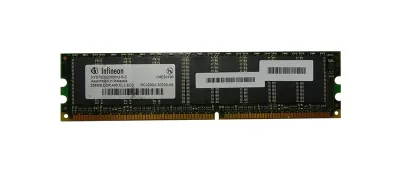 HYS72D32300HU-5-C - Infineon 256MB DDR-400MHz PC3200 ECC Unbuffered CL3 184-Pin DIMM Memory Module
