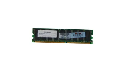 HYS72D64020GU-7F-B - Infineon 512MB DDR-266MHz PC2100 ECC Unbuffered CL2.5 184-Pin DIMM Memory Module