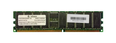 HYS72D64500GR-7-B - Infineon 512MB DDR-266MHz PC2100 ECC Registered CL2.5 184-Pin DIMM 2.5V Memory Module
