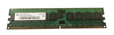 HYS72T64001HR-3-A - Qimonda 512MB DDR2-667MHz PC2-5300 ECC Registered CL5 240-Pin DIMM Single Rank Memory Module
