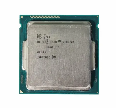 I5-4670K - Intel Core 4-Core 3.40GHz 5GT/s DMI 6MB L3 Cache Socket FCLGA1150 Processor